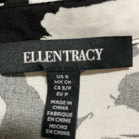 Women's Ellen Tracy Sleeveless Shirt Dress W/Pockets - SIZE S - MISSING BELT - Picture 2 of 13